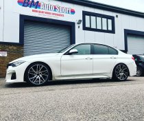 NEW 20 INCH ZITO ZF-X FLOW FORMED ALLOY WHEELS IN GLOSS BLACK WITH POLISHED FACE DEEPER CONCAVE 10" REAR 5x120