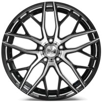 NEW 20 INCH 1AV ZX11 ALLOY WHEELS IN GLOSS BLACK WITH POLISHED FACE DEEPER CONCAVE 10" REARS 5x120