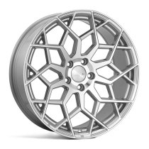 NEW 18" VEEMANN V-FS42 ALLOY WHEELS IN SILVER WITH POLISHED FACE WITH DEEPER CONCAVE 9" REAR OPTION
