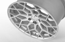 NEW 21 INCH VEEMANN V-FS42 ALLOY WHEELS IN SILVER MACHINED WITH DEEPER CONCAVE 10.5" REARS 5x112