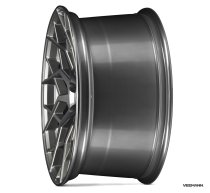 NEW 21 INCH VEEMANN V-FS42 ALLOY WHEELS IN GLOSS GRAPHITE WITH DEEPER CONCAVE 10.5" REARS 5x112