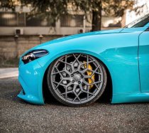 NEW 21 INCH VEEMANN V-FS42 ALLOY WHEELS IN GLOSS GRAPHITE WITH DEEPER CONCAVE 10.5" REAR OPTION 5x120