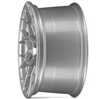 NEW 21 INCH VEEMANN V-FS42 ALLOY WHEELS IN SILVER MACHINED WITH DEEPER CONCAVE 10.5" REAR OPTION 5x120