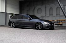 NEW 21 INCH VEEMANN V-FS33 ALLOY WHEELS IN GLOSS GRAPHITE WITH DEEPER CONCAVE 10.5" REARS 5x112