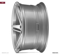 NEW 18 INCH VEEMANN V-FS31 ALLOY WHEELS IN SILVER WITH MACHINED FACE AND DEEPER CONCAVE 9" REARS 5x120