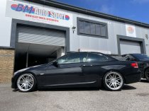 NEW 19 INCH STROM STR3 ALLOY WHEELS IN QUARTZ SILVER WITH DEEPER CONCAVE 10" REAR OPTION 5x120
