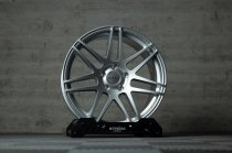 NEW 19 INCH STROM STR3 ALLOY WHEELS IN QUARTZ SILVER WITH DEEPER CONCAVE 10" OR 11" REARS 5x120