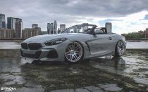 NEW 20 INCH STROM STR3 ALLOY WHEELS IN QUARTZ SILVER WITH DEEPER CONCAVE 10" REAR OPTION 5x120