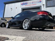 NEW 20 INCH STROM STR3 ALLOY WHEELS IN QUARTZ SILVER WITH DEEPER CONCAVE 10" REAR OPTION 5x120