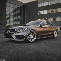 NEW 20 INCH STROM STR3 ALLOY WHEELS IN QUARTZ SILVER WITH DEEPER CONCAVE 10" REAR OPTION 5x120