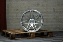 NEW 20 INCH STROM STR3 ALLOY WHEELS IN QUARTZ SILVER WITH DEEPER CONCAVE 10" REAR OPTION 5x120