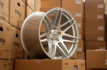 NEW 20 INCH STROM STR3 ALLOY WHEELS IN QUARTZ SILVER WITH DEEPER CONCAVE 10" REAR OPTION 5x120