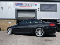 NEW 22 INCH STROM STR3 F14 ALLOY WHEELS IN QUARTZ SILVER WITH ULTRA DEEP CONCAVE 12" REAR OPTION 5x120