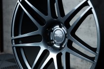 NEW 19 INCH STROM STR3 ALLOY WHEELS IN GLOSS GUNMETAL WITH DEEPER CONCAVE 10" OR 11" REARS 5x120