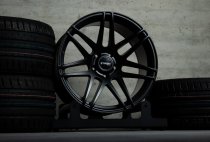 NEW 20 INCH STROM STR3 ALLOY WHEELS IN SATIN BLACK WITH DEEPER CONCAVE 10" REAR OPTION 5x120