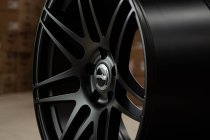 NEW 19 INCH STROM STR3 ALLOY WHEELS IN SATIN BLACK WITH DEEP CONCAVE 10" REAR OPTION 5x120