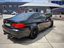 NEW 19 INCH STROM STR3 ALLOY WHEELS IN SATIN BLACK WITH DEEP CONCAVE 10" OR 11" REARS 5x120