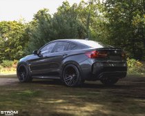 NEW 19 INCH STROM STR3 ALLOY WHEELS IN SATIN BLACK WITH DEEP CONCAVE 10" OR 11" REARS 5x120