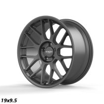 NEW 19" STROM STR2 ALLOY WHEELS IN SATIN GUNMETAL WITH DEEPER CONCAVE 9.5" REARS