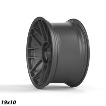 NEW 19 INCH STROM STR2 ALLOY WHEELS IN SATIN GUNMETAL WITH DEEPER CONCAVE 9.5" OR 10" REARS 5x120