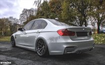 NEW 19 INCH STROM STR2 ALLOY WHEELS IN SATIN GUNMETAL WITH DEEPER CONCAVE 9.5" OR 10" REARS 5x120