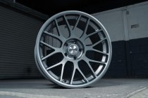 NEW 19 INCH STROM STR2 ALLOY WHEELS IN SATIN GUNMETAL WITH DEEPER CONCAVE 9.5" OR 10" REARS 5x120