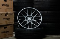 NEW 19 INCH STROM STR2 ALLOY WHEELS IN SATIN GUNMETAL WITH DEEPER CONCAVE 9.5" OR 10" REARS 5x120