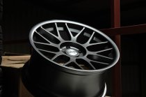NEW 19 INCH STROM STR2 ALLOY WHEELS IN SATIN GUNMETAL WITH DEEPER CONCAVE 9.5" OR 10" REARS 5x120