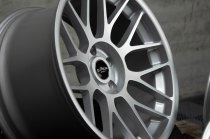 NEW 19 INCH STROM STR2 ALLOY WHEELS IN QUARTZ SILVER WITH DEEPER CONCAVE 9.5" REAR OPTION 5x120