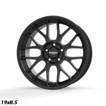 NEW 19″ STROM STR2 ALLOY WHEELS IN SATIN BLACK WITH DEEPER CONCAVE 9.5″ REARS