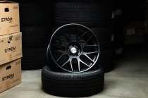 NEW 19 INCH STROM STR2 ALLOY WHEELS IN SATIN BLACK WITH DEEPER CONCAVE 9.5" REAR OPTION 5x120