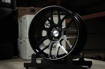 NEW 19 INCH STROM STR2 ALLOY WHEELS IN SATIN BLACK WITH DEEPER CONCAVE 9.5" REAR OPTION 5x120