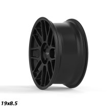 NEW 19 INCH STROM STR2 ALLOY WHEELS IN SATIN BLACK WITH DEEPER CONCAVE 9.5" OR 10" REAR 5x120