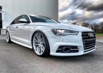 NEW 18 INCH VEEMANN V-FS44 ALLOY WHEELS IN SILVER MACHINED WITH DEEPER CONCAVE 9" REAR ALL ROUND 5x112