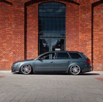 NEW 18 INCH VEEMANN V-FS44 ALLOY WHEELS IN SILVER MACHINED WITH DEEPER CONCAVE 9" REAR ALL ROUND 5x112