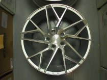 NEW 19" VEEMANN V-FS44 ALLOY WHEELS IN SILVER POL WITH WIDER 9.5" REARS 5X112