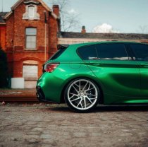 NEW 19 INCH VEEMANN V-FS44 ALLOY WHEELS IN SILVER MACHINED WITH DEEPER CONCAVE 9.5" REAR OPTION 5x112