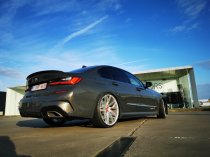 NEW 19 INCH VEEMANN V-FS44 ALLOY WHEELS IN SILVER MACHINED WITH DEEPER CONCAVE 9.5" REAR OPTION 5x112