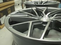 NEW 19" VEEMANN V-FS44 ALLOY WHEELS IN GLOSS GRAPHITE WITH WIDER 9.5" REARS