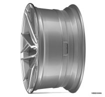 NEW 21 INCH VEEMANN V-FS44 ALLOY WHEELS IN SILVER MACHINED WITH DEEPER CONCAVE 10.5" REARS 5x112