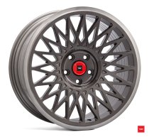 NEW 18 INCH ISPIRI CSR-FF4 ALLOY WHEELS IN CARBON GREY BRUSHED WITH DEEPER CONCAVE 9.5″ REARS 5x112