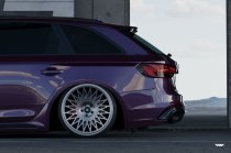 NEW 18 INCH ISPIRI CSR-FF4 ALLOY WHEELS IN CARBON GREY BRUSHED WITH DEEPER CONCAVE 9.5" REARS 5x112