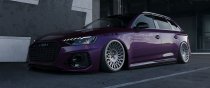 NEW 19 INCH ISPIRI CSR-FF4 ALLOY WHEELS IN CARBON GREY BRUSHED WITH DEEPER CONCAVE 9.5" REARS 5x112