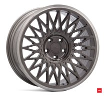 NEW 19 INCH ISPIRI CSR-FF4 ALLOY WHEELS IN CARBON GREY BRUSHED WITH DEEPER CONCAVE 9.5″ REARS 5x112