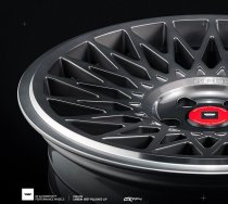 NEW 19 INCH ISPIRI CSR-FF4 ALLOY WHEELS IN CARBON GREY BRUSHED WITH DEEPER CONCAVE 9.5" REARS 5x120