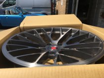 NEW 20" ISPIRI FFP1 ALLOY WHEELS IN CARBON GREY BRUSHED, DEEPER CONCAVE 10" REARS