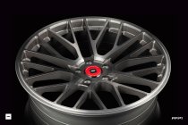 NEW 20 INCH ISPIRI FFP1 ALLOY WHEELS IN CARBON GREY BRUSHED WITH DEEPER CONCAVE REAR OPTIONS 5x112