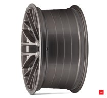 NEW 20 INCH ISPIRI FFP1 ALLOY WHEELS IN CARBON GREY BRUSHED WITH DEEPER CONCAVE REAR OPTIONS 5x112