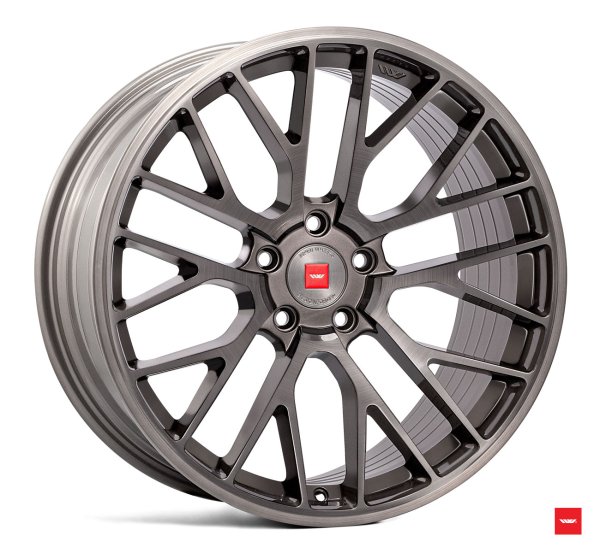 NEW 20 INCH ISPIRI FFP1 ALLOY WHEELS IN CARBON GREY BRUSHED WITH DEEPER CONCAVE REAR OPTIONS 5x112