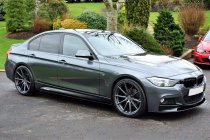 NEW 19 INCH ISPIRI FFR1 ALLOY WHEELS IN CARBON GRAPHITE WITH DEEPER CONCAVE 10" REARS 5x120
